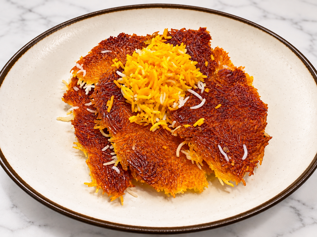 Tahdig Crispy Persian Rice.