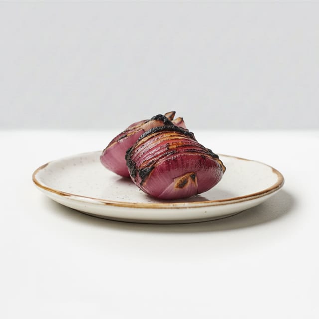 Grilled Onion Skewer.